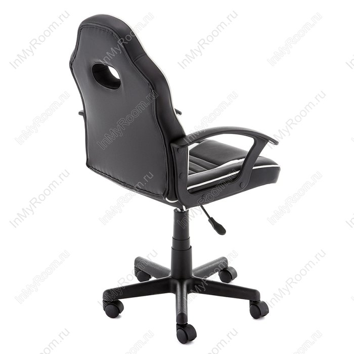 Компьютерное кресло Danger черно-белого цвета - лучшие Офисные кресла в INMYROOM