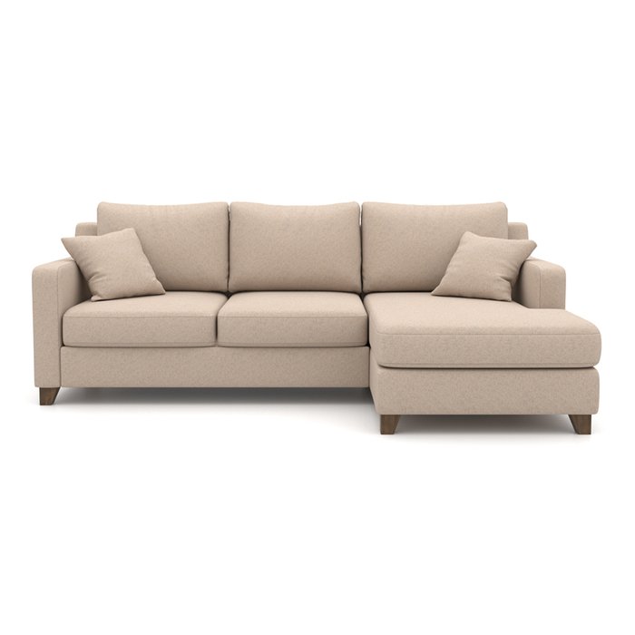  Угловой диван-кровать Mendini EKL бежевого цвета - купить Угловые диваны по цене 92400.0