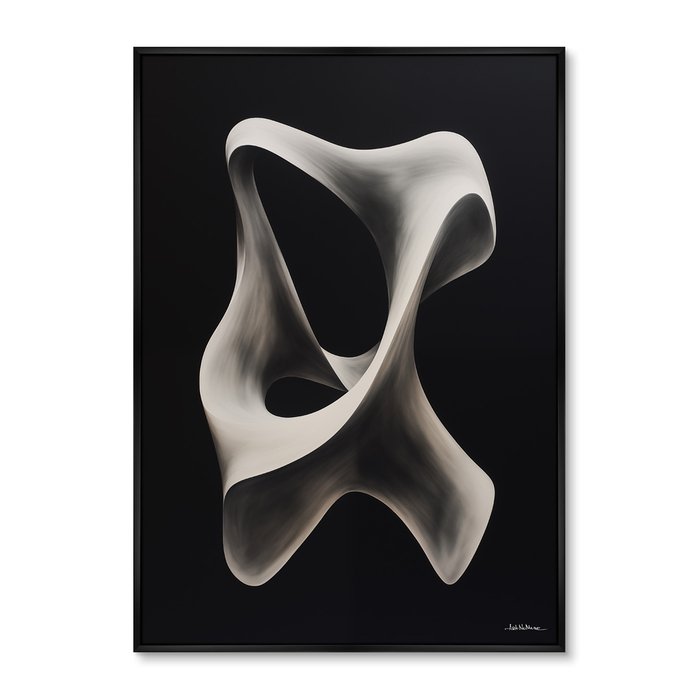 Репродукция картины Streamlined shapes, No 2, 2024г.