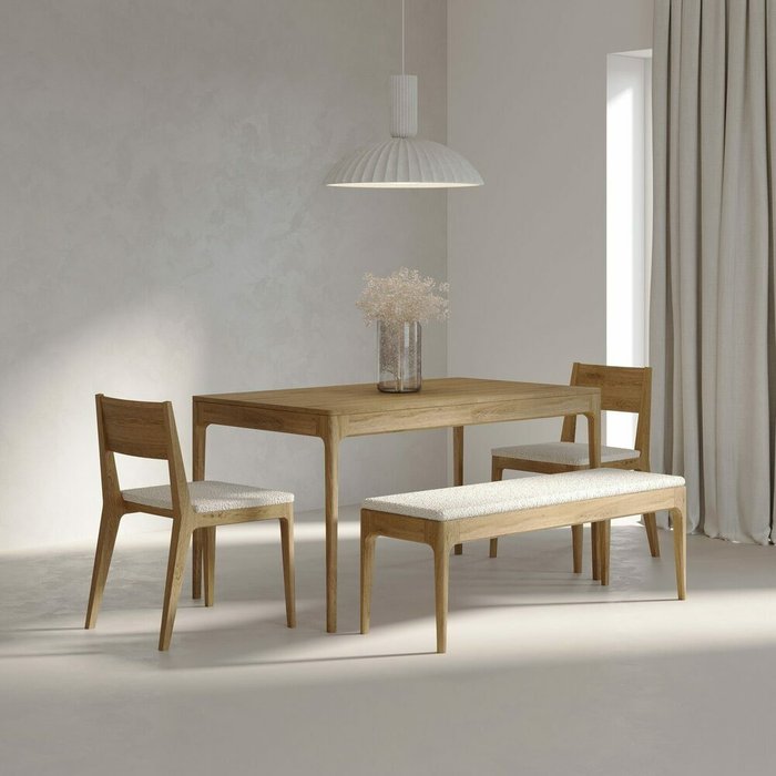 Скамья-банкетка Fargo серо-бежевого цвета  - купить Скамьи по цене 50000