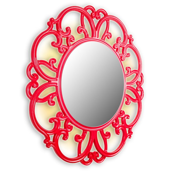 Настенное зеркало TIFFANY red - купить Настенные зеркала по цене 28000.0