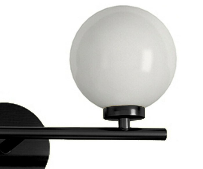 Бра Сида черный w30*15 h17 G4 2*5W (Led лампы в комплекте) - купить Бра и настенные светильники по цене 2500.0