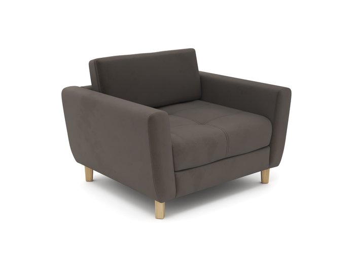 Кресло Герберт коричневого цвета - лучшие Интерьерные кресла в INMYROOM