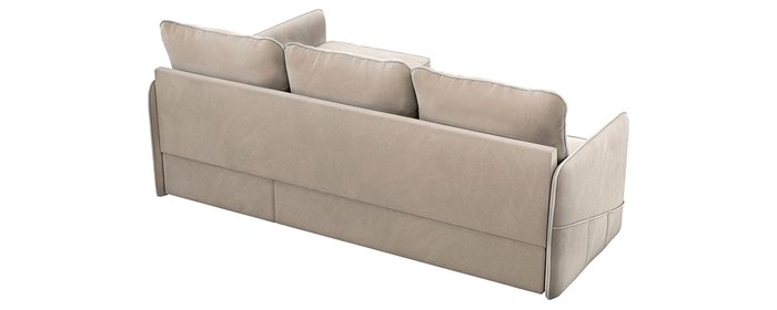 Угловой диван-кровать Слим правый бежевого цвета - лучшие Угловые диваны в INMYROOM