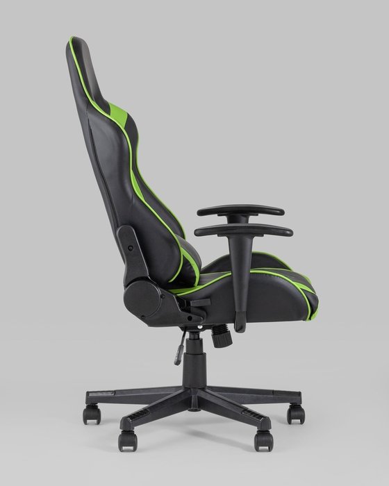 Кресло игровое Top Chairs Impala черно-зеленого цвета - лучшие Офисные кресла в INMYROOM