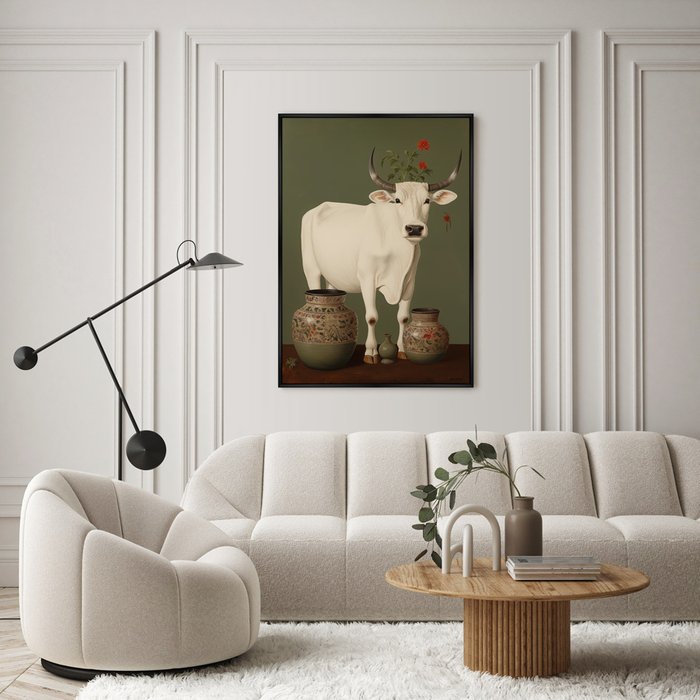 Репродукция картины Cows, No 1, 2024г. - лучшие Картины в INMYROOM