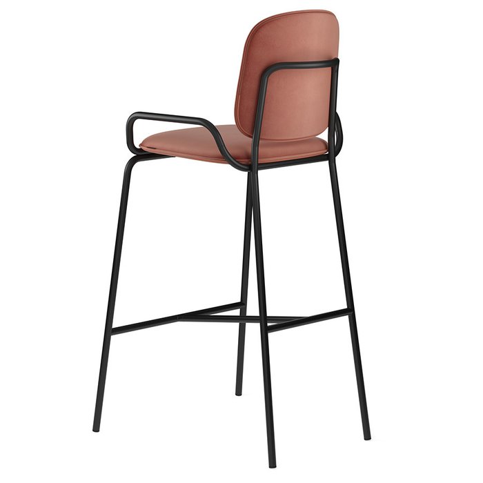 Стул барный Ror темно-красного цвета - лучшие Барные стулья в INMYROOM