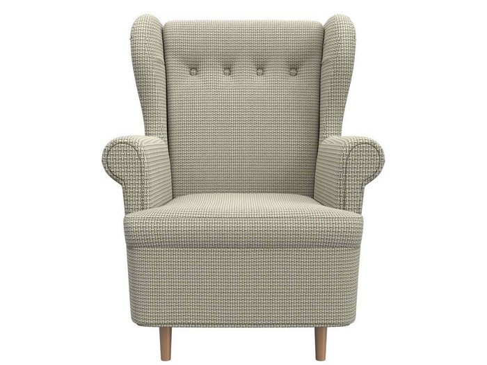 Кресло Торин серо-бежевого цвета  - купить Интерьерные кресла по цене 24999.0