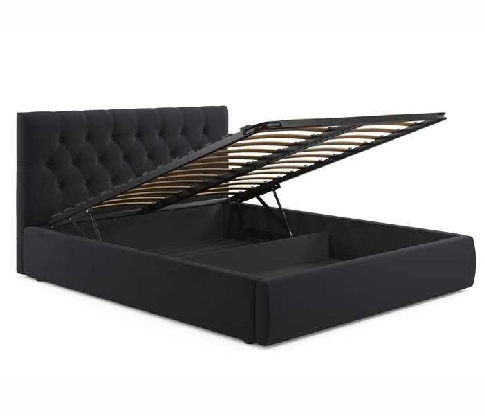 Кровать Verona 140х200 с подъемным механизмом черного цвета - лучшие Кровати для спальни в INMYROOM