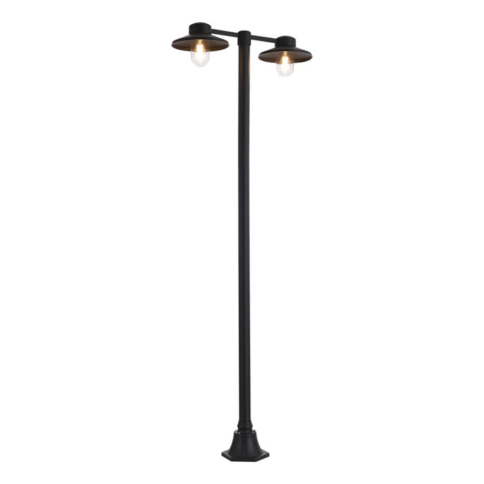 Светильник напольный ST-Luce темно-серый/прозрачный E27 2*60W BASKO Светильник напольный ST-Luce темно-серый/прозрачный E27 2*60W BASKO