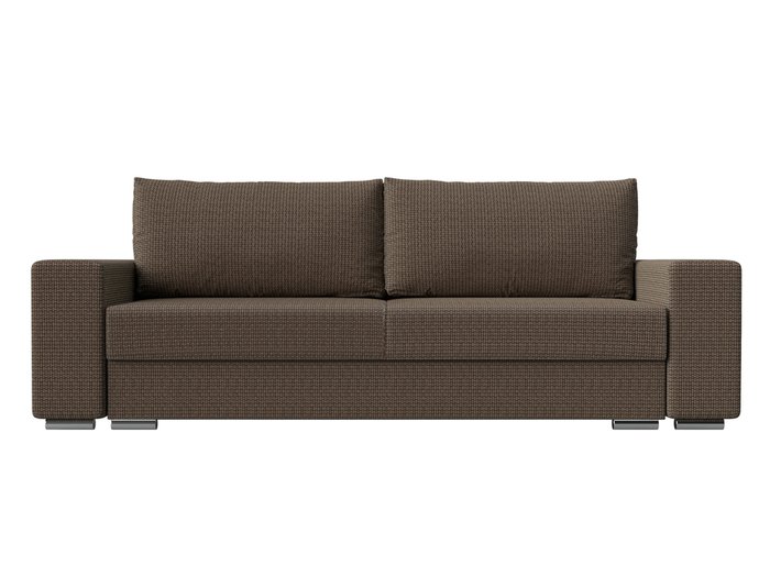 Прямой диван-кровать Дрезден бежево-коричневого цвета - купить Прямые диваны по цене 54999.0