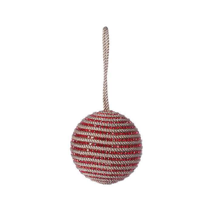 Набор из трех шаров Rustic diamonds золотистого цвета - лучшие Елочные украшения в INMYROOM