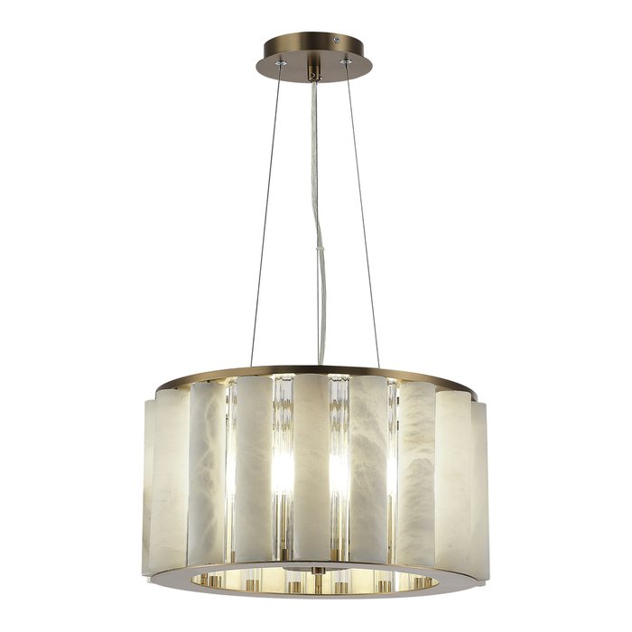 Светильник подвесной ST-Luce Бронза, Прозрачный/Бежевый Алебастр E14 6*40W DELIGHT Светильник подвесной ST-Luce Бронза, Прозрачный/Бежевый Алебастр E14 6*40W DELIGHT