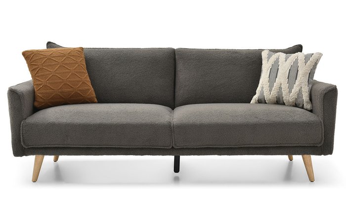 Диван-кровать Isabelle серого цвета - купить Прямые диваны по цене 62880.0