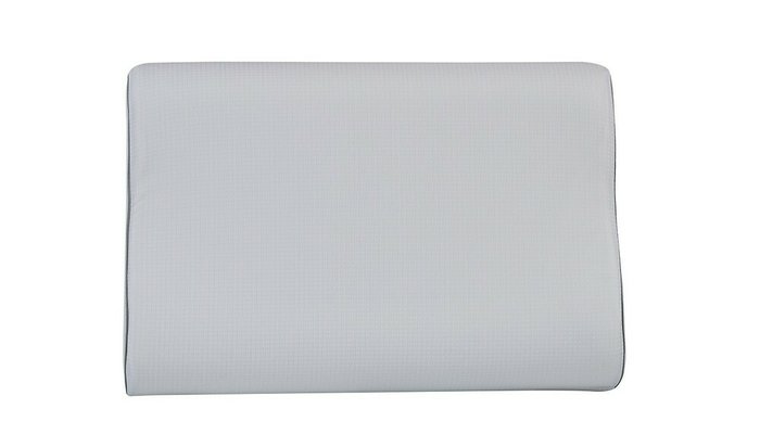 Анатомическая подушка Memoform Superiore Deluxe Wave белого цвета - купить Подушки для сна по цене 15200.0