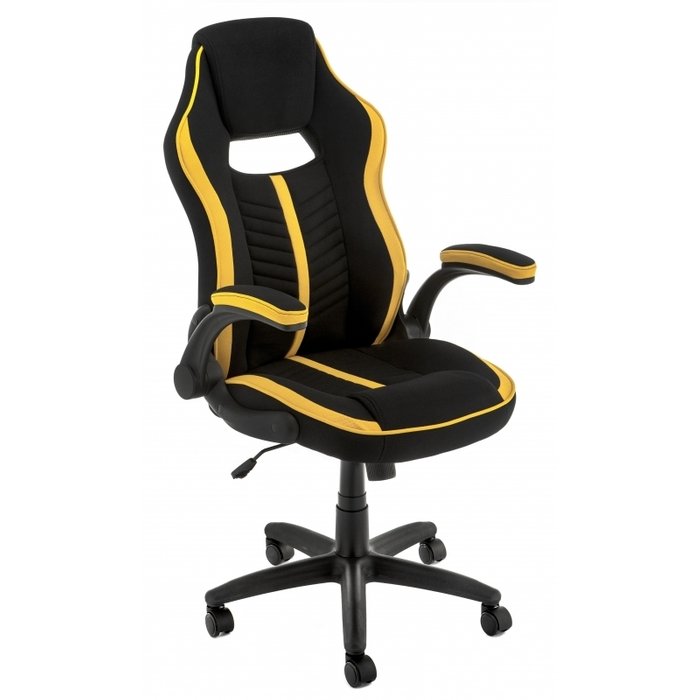 Компьютерное кресло Plast черно-желтого цвета - купить Офисные кресла по цене 11460.0
