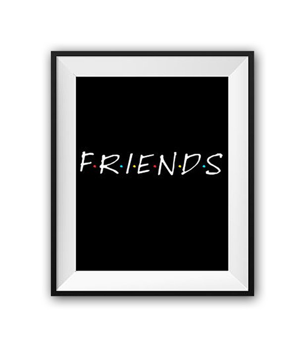 Постер "Friends" А4