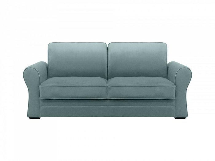 Двухместный диван-кровать Belgian серо-бирюзового цвета