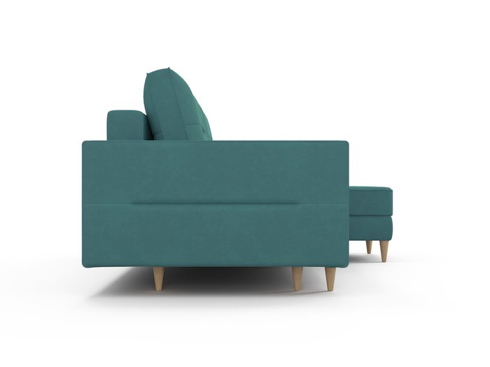 Угловой диван-кровать Вестор зеленого цвета - лучшие Угловые диваны в INMYROOM