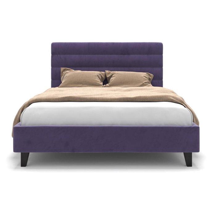 Кровать Tara  на ножках фиолетовая 160х200 - лучшие Кровати для спальни в INMYROOM
