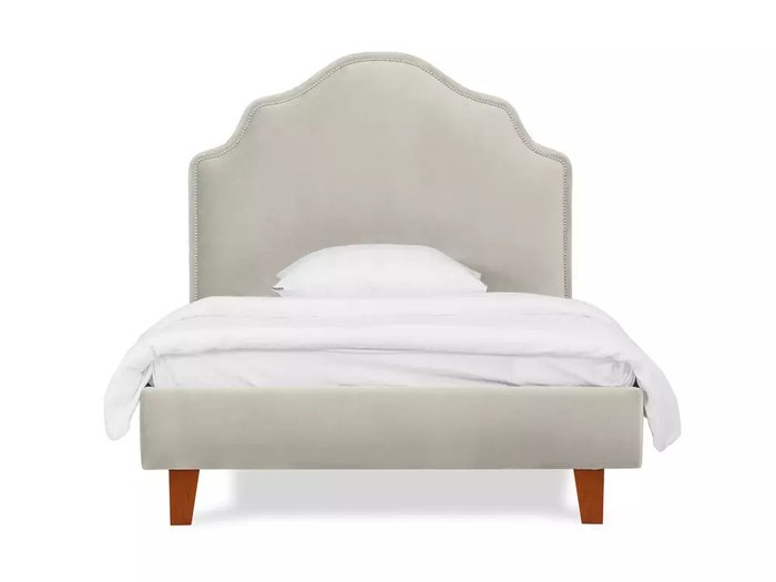 Кровать Princess II L 120х200 светло-серого цвета - лучшие Кровати для спальни в INMYROOM
