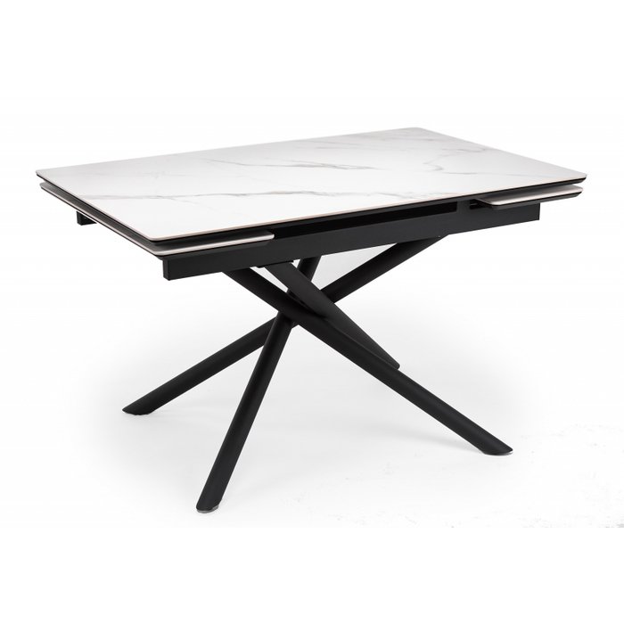 Раздвижной обеденный стол Мэриан 80х120 белого цвета Раздвижной обеденный стол Мэриан 80х120 белого цвета