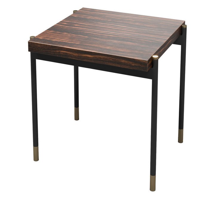 Приставной столик Benissa темно-коричневого цвета - купить Журнальные столики по цене 21920.0