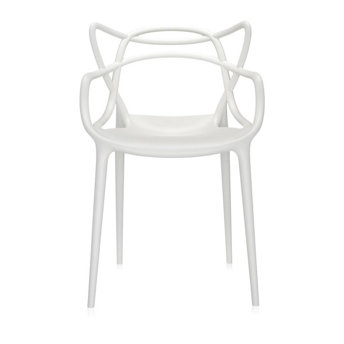 Стул Masters матово-белого цвета - лучшие Обеденные стулья в INMYROOM