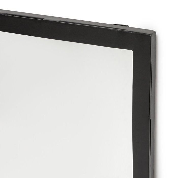 Зеркало из металла в стиле хай-тек Lenaig черного цвета - лучшие Настенные зеркала в INMYROOM