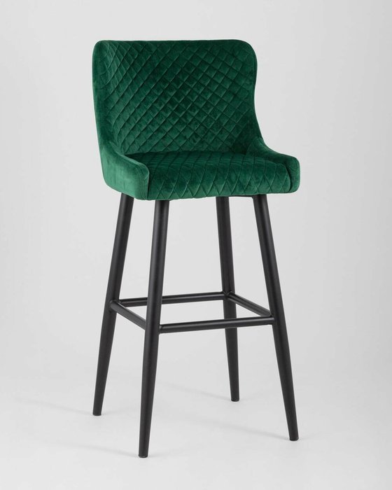 Барный стул Ститч изумрудного цвета - купить Барные стулья по цене 10490.0