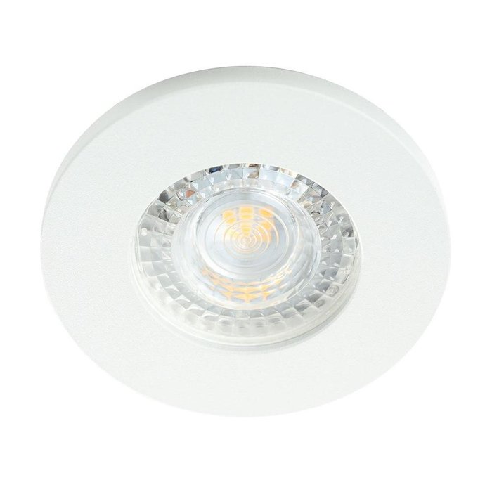 Встраиваемый светильник белого цвета - купить Встраиваемые споты по цене 952.0