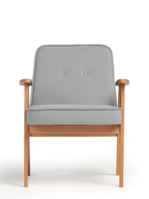 Кресло Несс zara светло-серого цвета - купить Интерьерные кресла по цене 11380.0