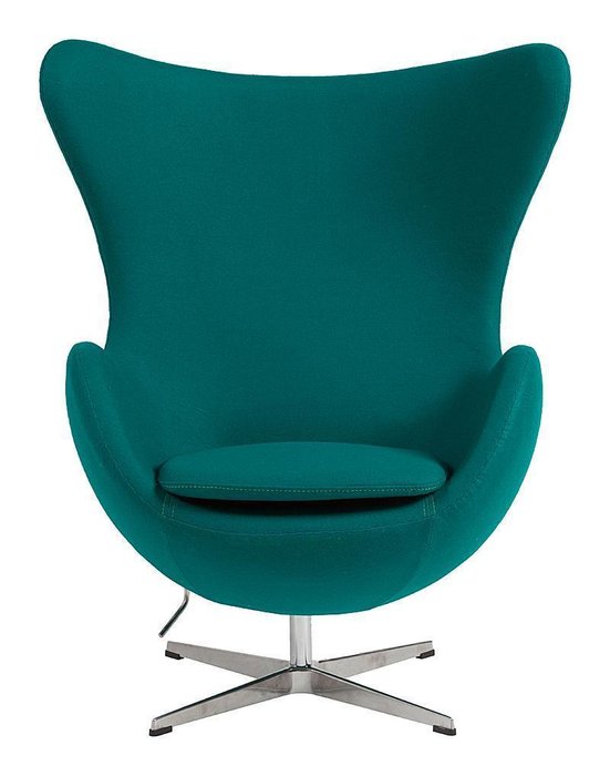  Кресло Egg Chair изумрудного цвета  