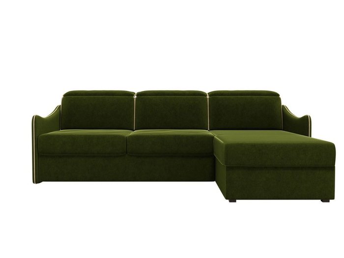 Угловой диван-кровать Скарлетт зеленого цвета - купить Угловые диваны по цене 46990.0