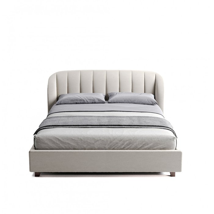 Кровать Tulip 160х200 серого цвета
