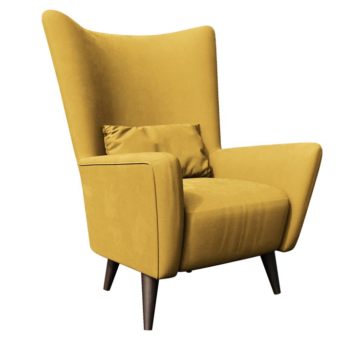 Кресло Дублин желтого цвета