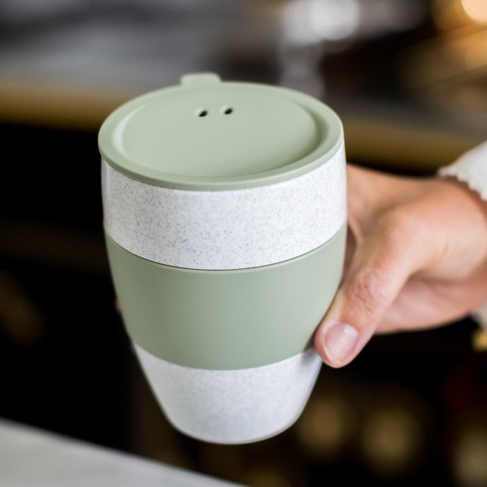 Термокружка aroma to go 2.0 organic 400 мл зелёного цвета - купить Для чая и кофе по цене 1850.0