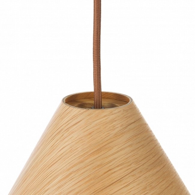 Подвесной светильник Forest с плафоном из дерева  - купить Подвесные светильники по цене 11124.0