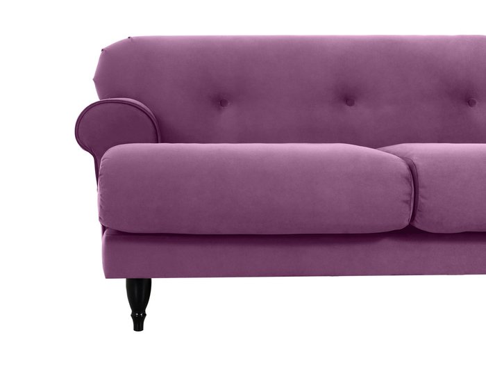Двухместный диван Italia сиреневого цвета - лучшие Прямые диваны в INMYROOM