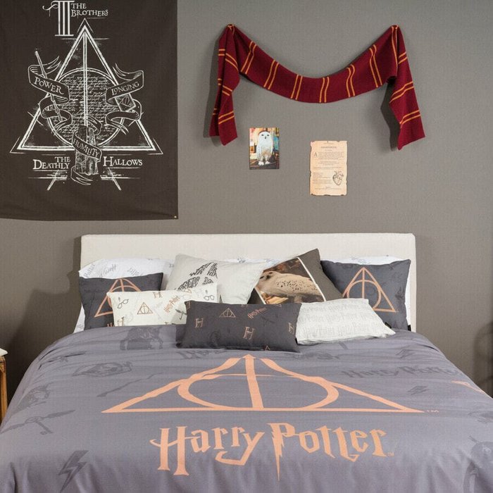 Пододеяльник Harry Potter Deathly Hallows Разноцветный 175 темы 260 x 240 cm 180 кровать - купить Пододеяльники по цене 17501 Пододеяльник Harry Potter Deathly Hallows Разноцветный 175 темы 260 x 240 cm 180 кровать - купить Пододеяльники по цене 17501