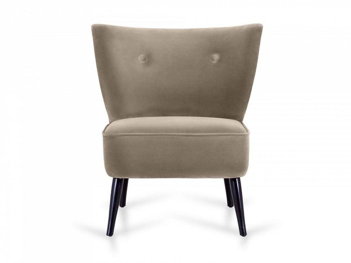 Кресло Modica серо-коричневого цвета  - купить Интерьерные кресла по цене 25020.0