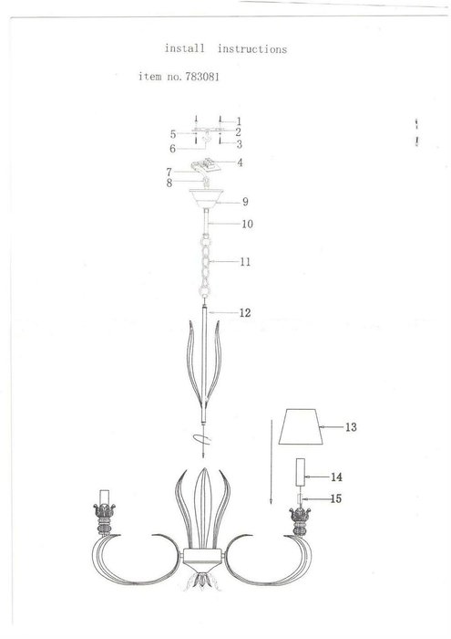 Подвесная люстра Lightstar Antique с бежевыми абажурами  - купить Подвесные люстры по цене 31716.0