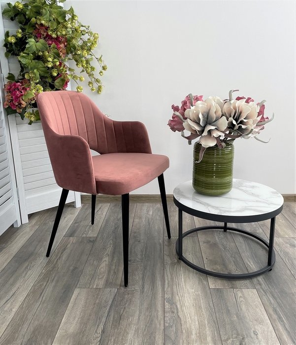 Стул Fantine розового цвета - купить Обеденные стулья по цене 7950.0