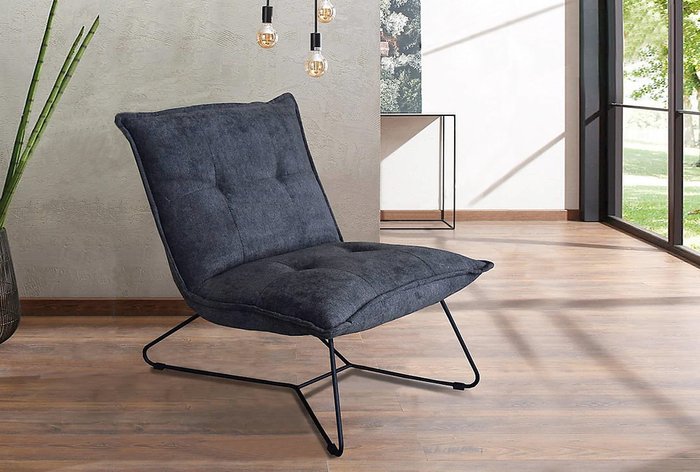 Кресло Чарли серого цвета - лучшие Интерьерные кресла в INMYROOM