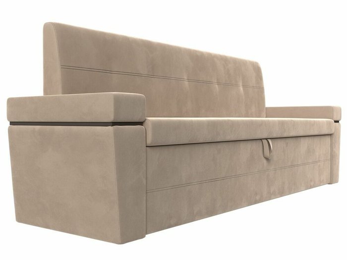 Прямой диван-кровать Деметра бежевого цвета - лучшие Прямые диваны в INMYROOM