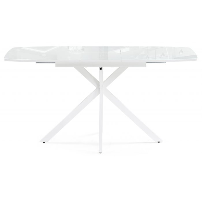 Раздвижной обеденный стол Тамаса 120х70 белого цвета - лучшие Обеденные столы в INMYROOM