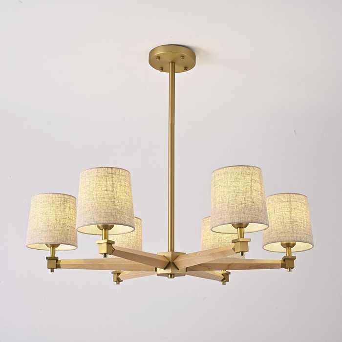 Люстра Jorgenson D85 Beige/Light wood - купить Подвесные люстры по цене 70910.0 Люстра Jorgenson D85 Beige/Light wood - купить Подвесные люстры по цене 70910.0