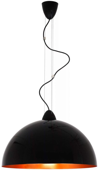 Большой подвесной светильник Hemisphere с двухцветным абажуром 