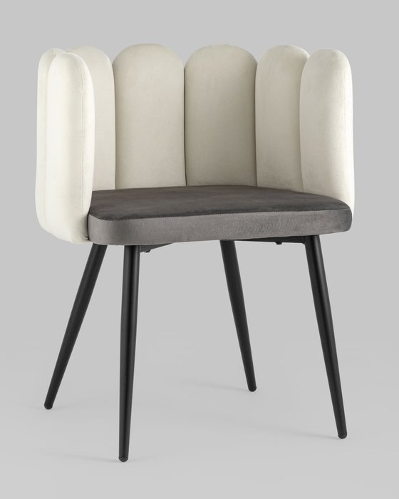 Стул Карнавал бежево-серого цвета - купить Обеденные стулья по цене 6990.0