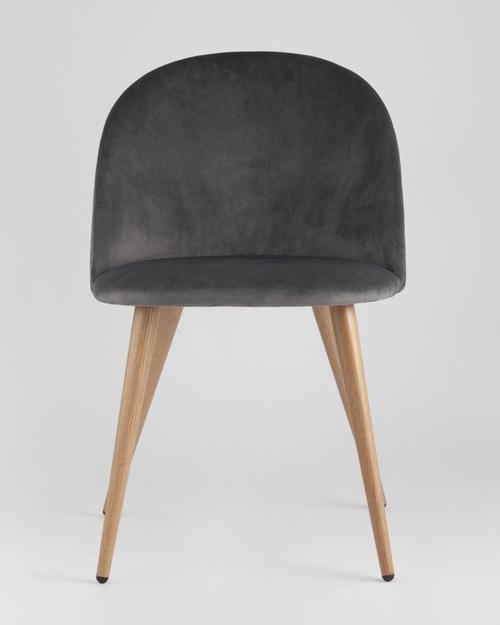 Стул Лион серого цвета - лучшие Обеденные стулья в INMYROOM
